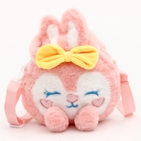 Сумка детская &laquo;Зайка&raquo; с бантиком, 18 см, цвет розовый
