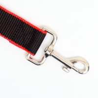 Поводок 5 м х 3 см, чёрно-красный Поводок 5 м х 3 см, чёрно-красный