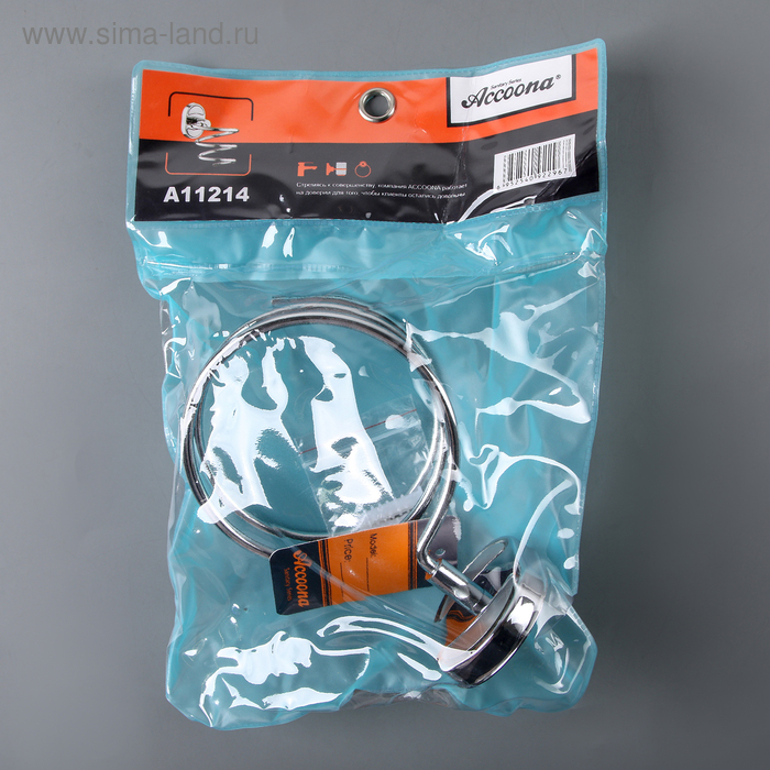 Держатель для фена Accoona A11214, 14×9,5×9 см, цвет хром, МИКС Держатель для фена Accoona A11214, 14×9,5×9 см, цвет хром, МИКС