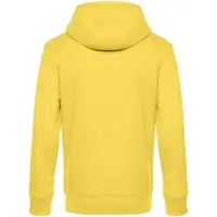 Толстовка с капюшоном унисекс King, желтая, размер XL
