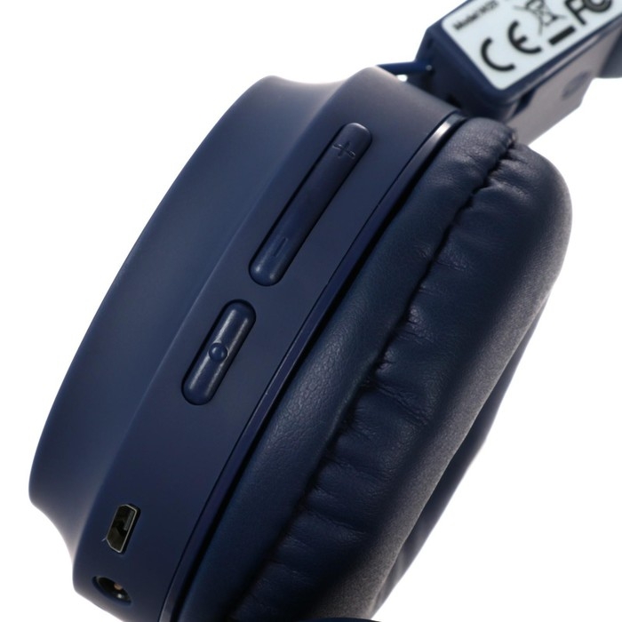 Наушники Hoco W25, беспроводные, накладные, BT5.0, 300 мАч, микрофон, синие Наушники Hoco W25, беспроводные, накладные, BT5.0, 300 мАч, микрофон, синие