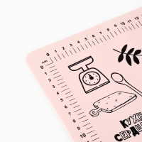 Силиконовой коврик для выпечки &laquo;Сердце дома&raquo;, 50 х 40 см