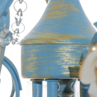 Люстра "Лиана" 5хЕ27 40Вт синий 45х45х40-90 см BayerLux Люстра "Лиана" 5хЕ27 40Вт синий 45х45х40-90 см BayerLux