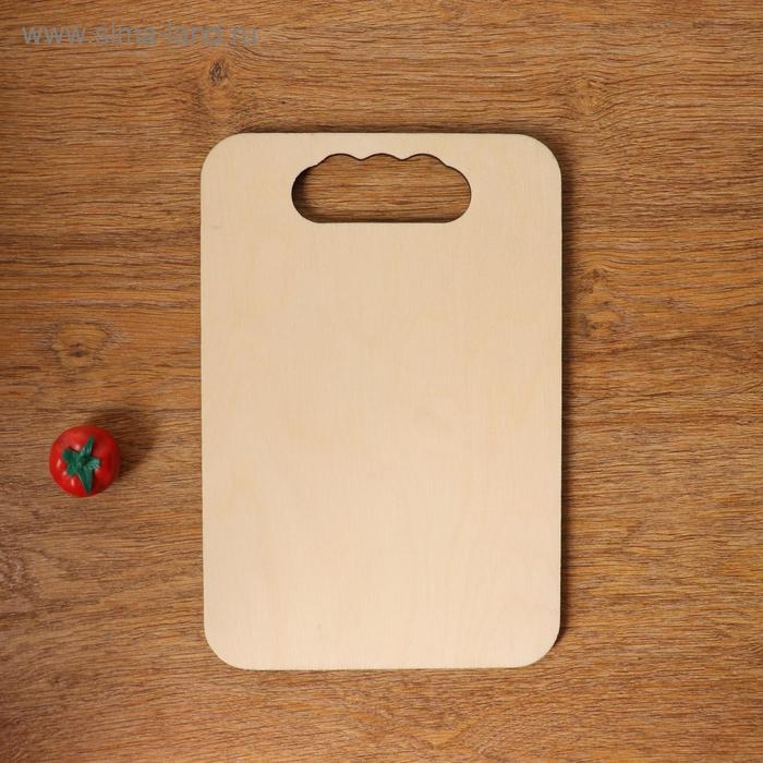 Доска разделочная Доска разделочная "Правила дома, любви и уюта", дерево, 18х27 см