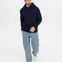 Худи оверсайз унисекс Outshine, темно-синее, размер M/L