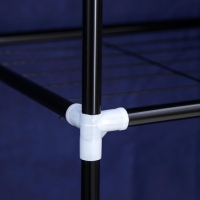 Шкаф для одежды, 119&times;44&times;172 см, цвет синий