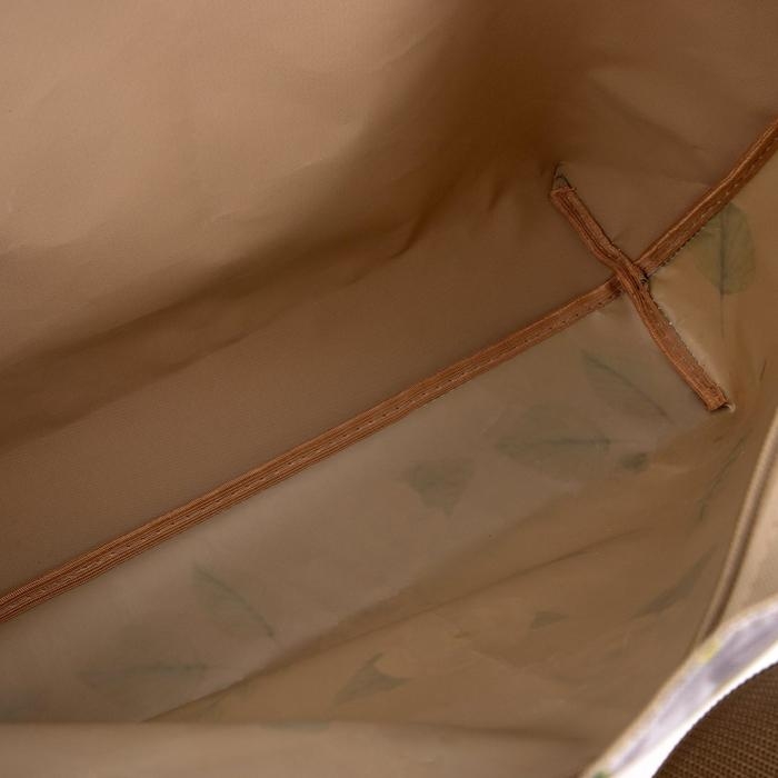 Сумка пляжная, отдел на молнии, цвет бежевый Сумка пляжная, отдел на молнии, цвет бежевый