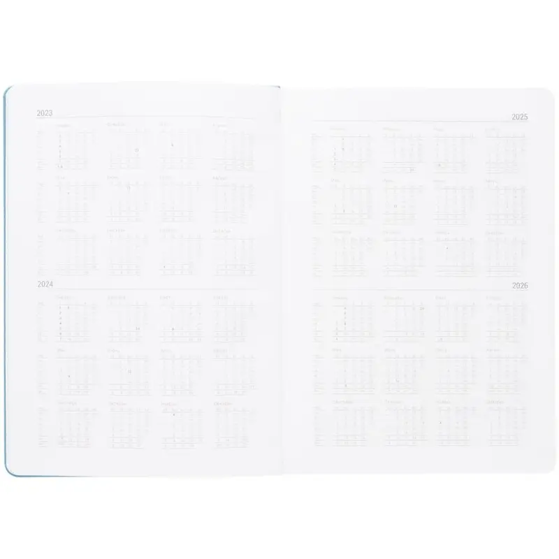 Ежедневник New Factor Metal, голубой