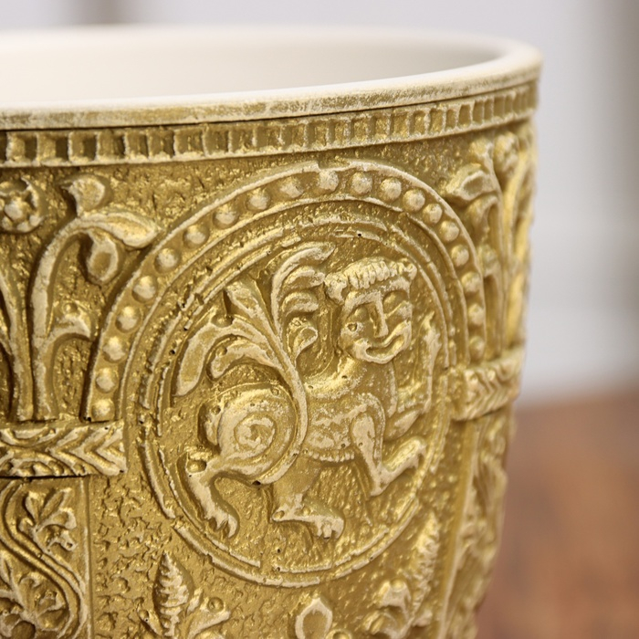 Горшок цветочный "Былина" оливковый бутон №2, 1,31л