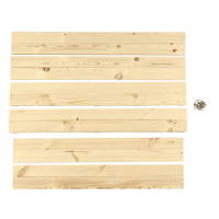 Песочница детская деревянная, без крышки, 150 &times; 140 &times; 20 см, с сиденьями, без покраски, сосна, Greengo