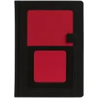 Ежедневник Mobile на заказ, недатированный, черно-красный