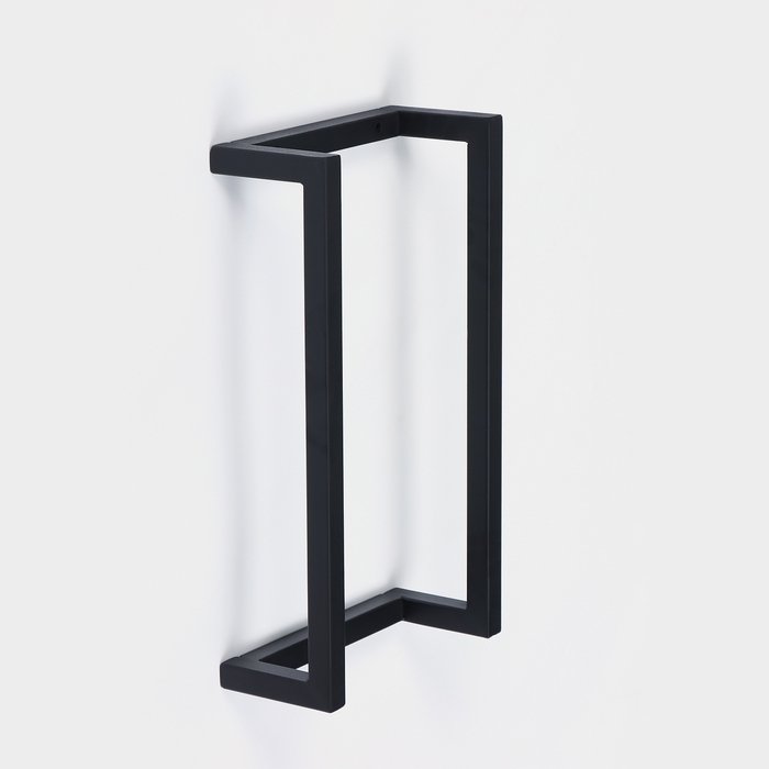 Держатель для полотенец ,10&times;23&times;40 см, цвет черный