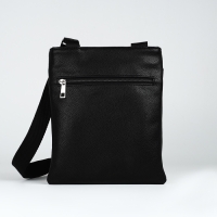 Сумка мужская через плечо TEXTURA, искусственная кожа, цвет чёрный