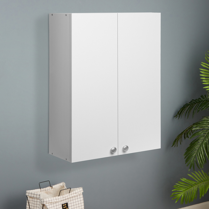 Шкаф навесной для ванной комнаты, две полки, 60 х 24 х 80 см Шкаф навесной для ванной комнаты, две полки, 60 х 24 х 80 см