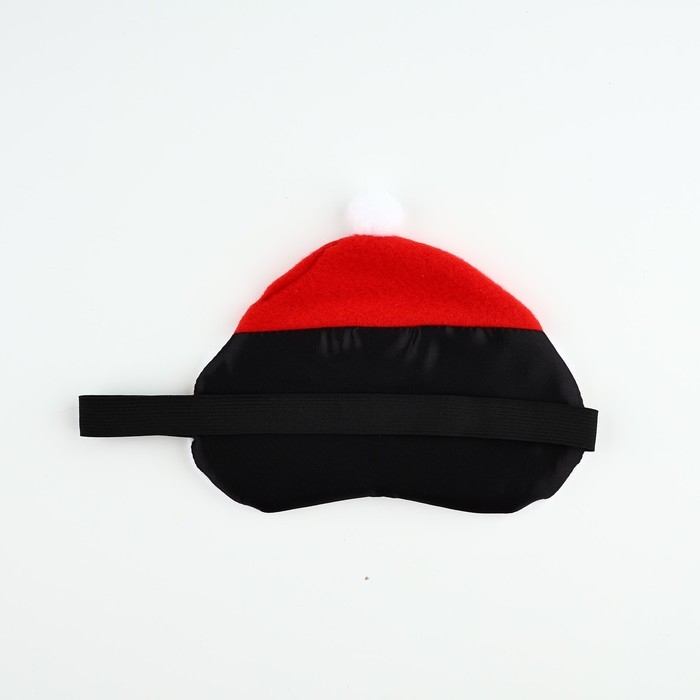 Новый год. Маска для сна формовая «Дед Мороз», 19 х 17 см Новый год. Маска для сна формовая «Дед Мороз», 19 х 17 см