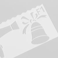 Трафарет с фигурным краем "Походный набор" набор 8 шт 17х6 см