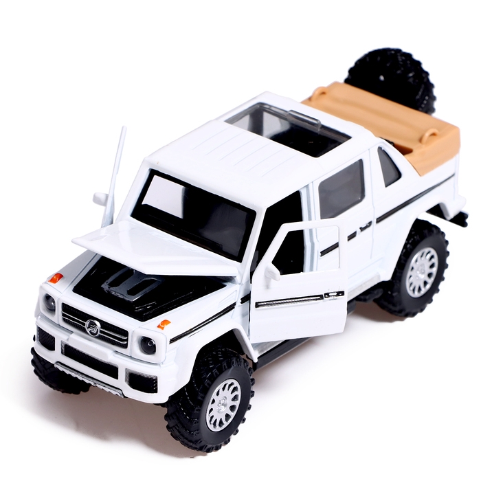 Машина металлическая «Внедорожник», инерционная, открываются двери и капот, световые и звуковые эффекты, цвет МИКС Машина металлическая «Внедорожник», инерционная, открываются двери и капот, световые и звуковые эффекты, цвет МИКС