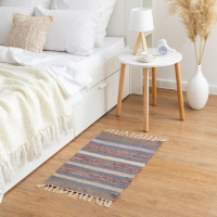 Ковер &laquo;СТРАЙП&raquo;, вид1, размер 50х80 см (&plusmn; 3 см), хлопок, цвет МИКС