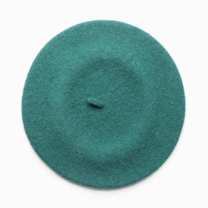Берет женский MINAKU, цвет изумрудный, р-р 54-56