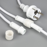 Гирлянда &laquo;Ретро белт-лайт&raquo; 10 м, IP54, УМС, белая нить, шаг 100 см, Е27 (без ламп), 220 В