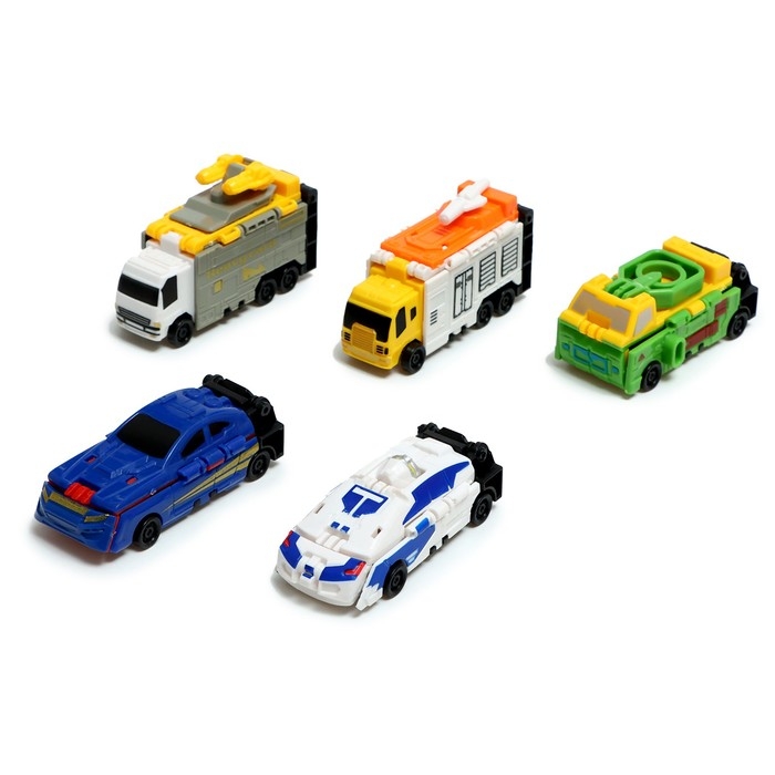 Робот &laquo;Воин&raquo;, трансформируется, собирается из 5 машинок