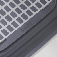 Поднос с антискользящим покрытием, 36,5&times;27 см, цвет МИКС