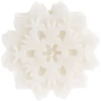 Свеча Snowflame 3, белая, 8 см