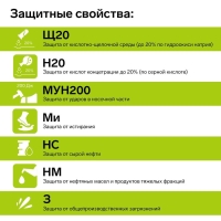 Рабочие кожаные полуботинки-сандали Prosafe basic 21, металлический подносок 45 Рабочие кожаные полуботинки-сандали Prosafe basic 21, металлический подносок 45