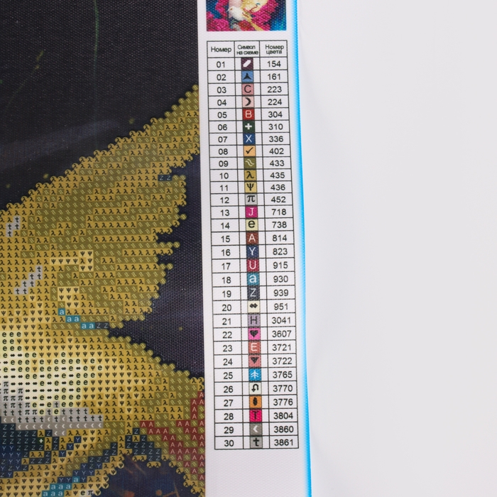 Алмазная мозаика с частичным заполнением на холсте &laquo;Птицы&raquo;, 30 х 40 см