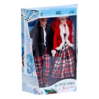 Набор кукол, шарнирные &laquo;Прогулка в Париже&raquo;