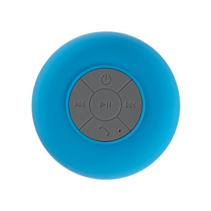 Портативная колонка LuazON LPCK-06, 150 мАч, водостойкая, на присоске, синяя