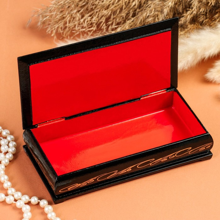 Шкатулка - купюрница &laquo;500 EURO&raquo;, 8,5&times;17 см, лаковая миниатюра