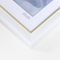 Фоторамка пластик "Офис 8" 15х21 см, белый Фоторамка пластик "Офис 8" 15х21 см, белый