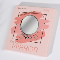 Зеркало настольное - подвесное «Круг», двустороннее, с увеличением, d зеркальной поверхности 14 см, цвет МИКС Зеркало настольное - подвесное «Круг», двустороннее, с увеличением, d зеркальной поверхности 14 см, цвет МИКС