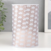 Копилка металл "Золотые узоры на белом" МИКС 8х8х12,5 см