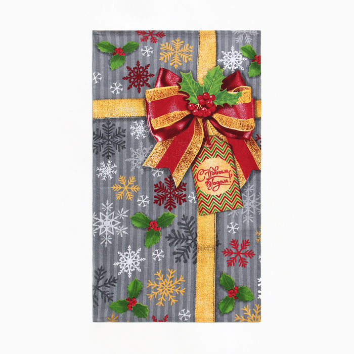 Набор кухонных полотенец Доляна &laquo;Подарок &raquo; 35х60см-4шт, 100% хлопок