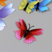 Магнит пластик "Яркие бабочки" набор 12 шт Магнит пластик "Яркие бабочки" набор 12 шт