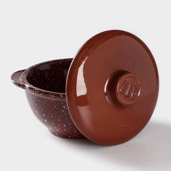 Горшочек &laquo;Мрамор&raquo;, 500 мл