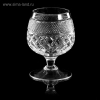 Набор бокалов хрустальных для коньяка &laquo;Ромбы&raquo;, 200 мл, 6 шт