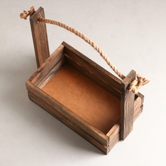 Набор кашпо деревянных 3 в 1 (30.5&times;18.5&times;35; 25.5&times;15&times;30; 20&times;12&times;23) "Аром", палисандр