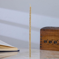 Свеча магическая медовая с ромашкой &laquo;Молитва святой Матроне&raquo;, 12 штук