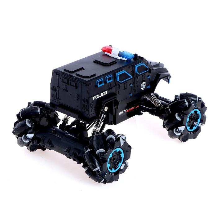 Машина радиоуправляемая &laquo;Джип-акробат&raquo;, 4WD, движение во всех направлениях, аккумулятора, цвет синий