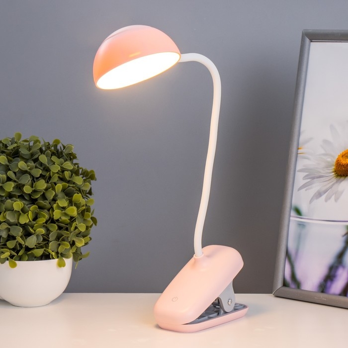 Настольная лампа сенсорная Настольная лампа сенсорная "Алнес" LED 5Вт USB АКБ МИКС 12х9х44 см RISALUX