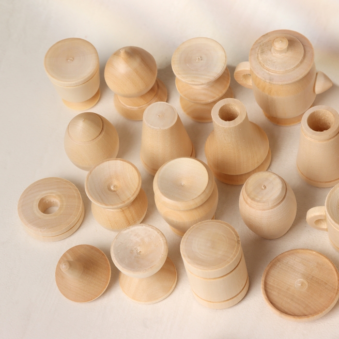 Набор заготовок для творчества "Бирюльки" 33шт. в мешочке