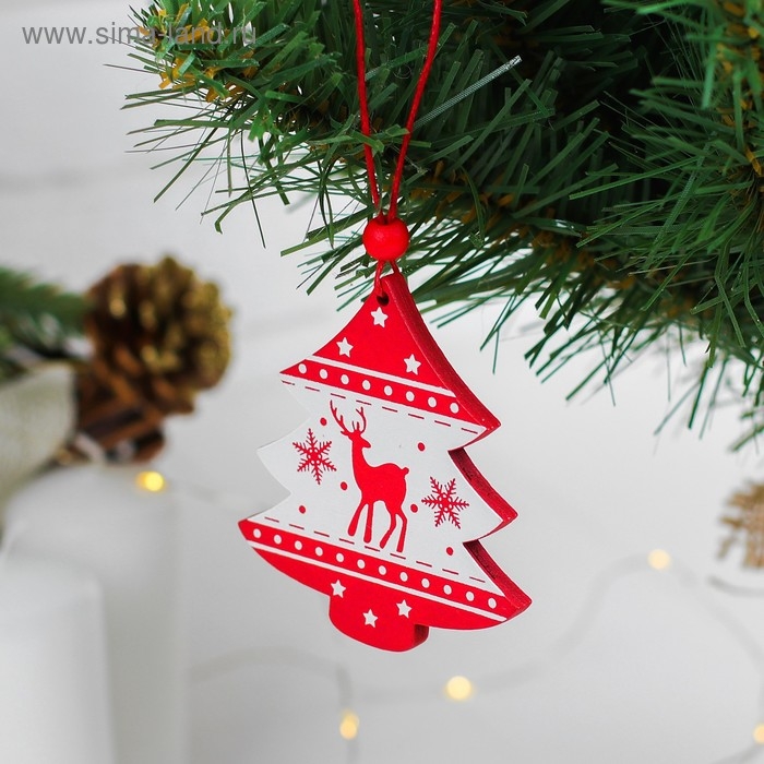 Новогодняя подвеска &laquo;Скандинавский олень&raquo;