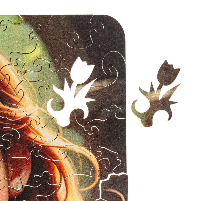 Пазл &laquo;Девочка с котёнком&raquo; 20х29, 101 деталь