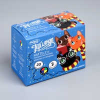 Гирлянда &laquo;Нить&raquo; 2 м, IP20, прозрачная нить, 20 LED, 2 режима, батарейки AAх3 (нет в комплекте), свечение мульти