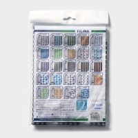 Штора для ванной комнаты «Ритм», 180×180 см, цвет белый-черный Штора для ванной комнаты «Ритм», 180×180 см, цвет белый-черный