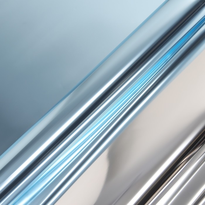 Пленка для цветов,"Металлик", 0,57х10м, голубой