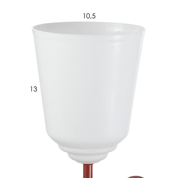 Бра "Онлайн" (цил.) 1х15Вт Е27 МОДЕЛЬ:BR 02080 красный 10,5х15х27см